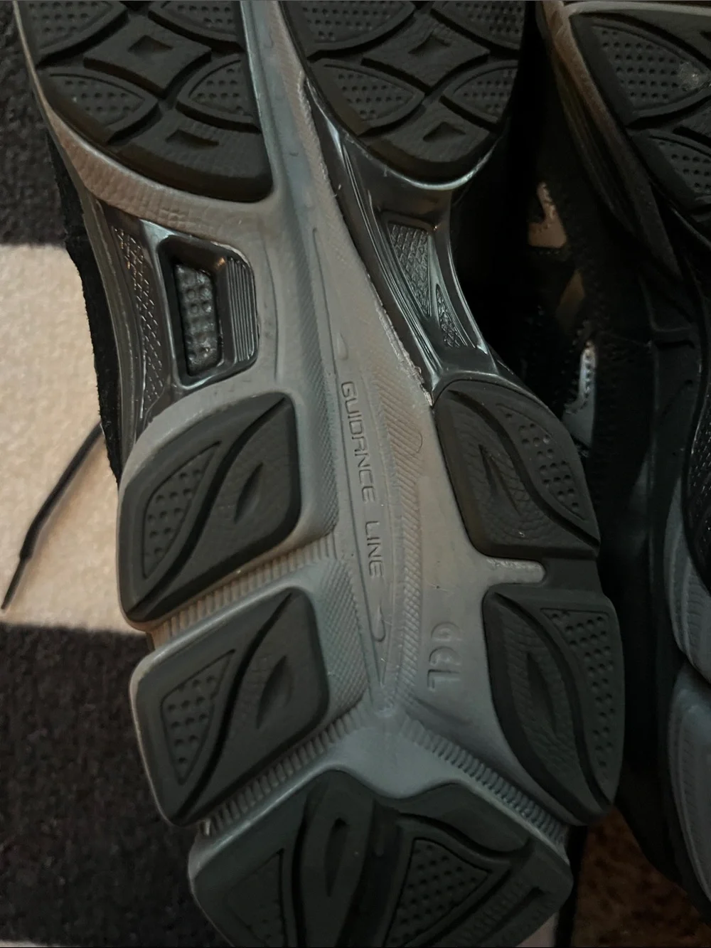 ASICS Men’s Black and Gray Athletic Trainers